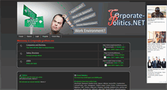 Desktop Screenshot of corporate-politics.net